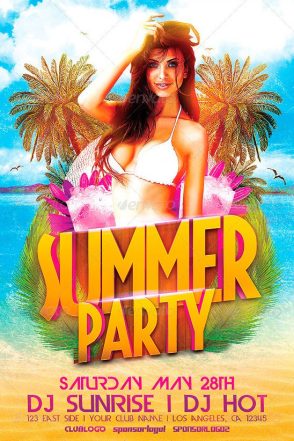 Summer Party 2014 Flyer Template