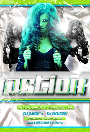 Action Club Free Flyer Template