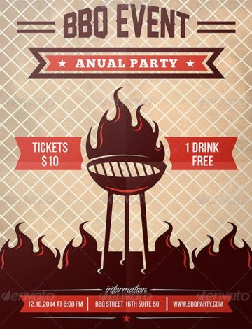 BBQ Summer Party Flyer