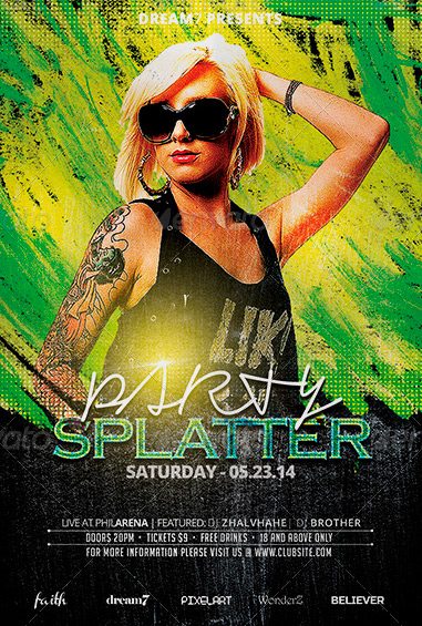 Club & Party Summer Flyer Template