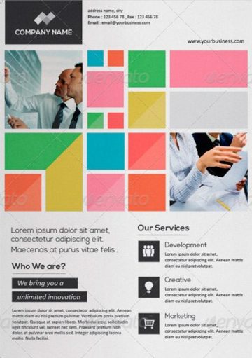 Corporate Full Color Business Flyer Template