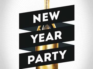 Minimal New Year Party Flyer