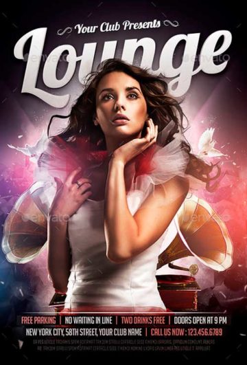 VIP Lounge Party Flyer Template