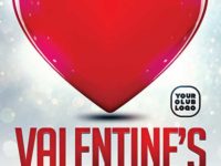 Valentine’s Bash Free PSD Flyer Template