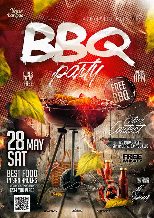 Cookout Flyer Template