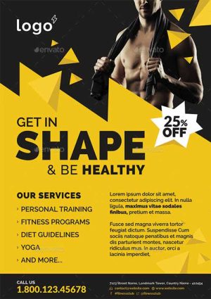 Fitness & Gym Flyer Template
