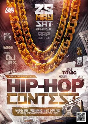 Hip-Hop Contest Flyer Template