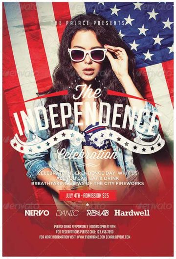 July 4th Independence Day Flyer