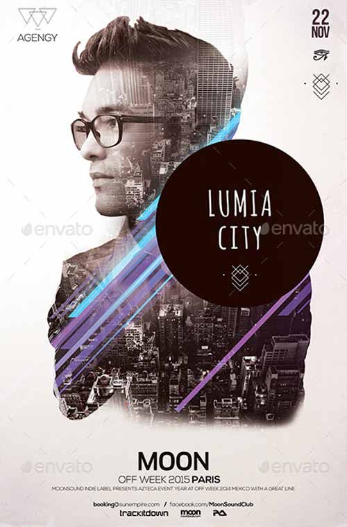 Lumia Poster and Flyer PSD Template
