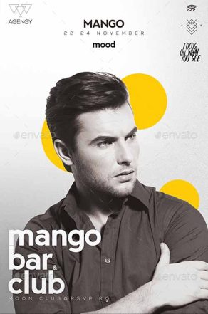 Mango Summer Poster and Flyer PSD Template