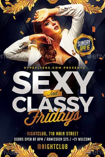 Sexy & Classy Party Flyer Template