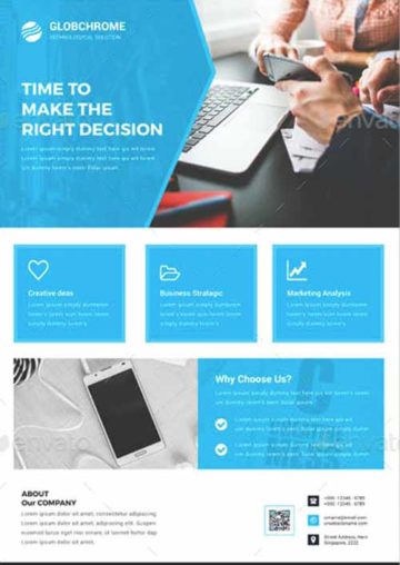 Clean Corporate Business Flyer Template