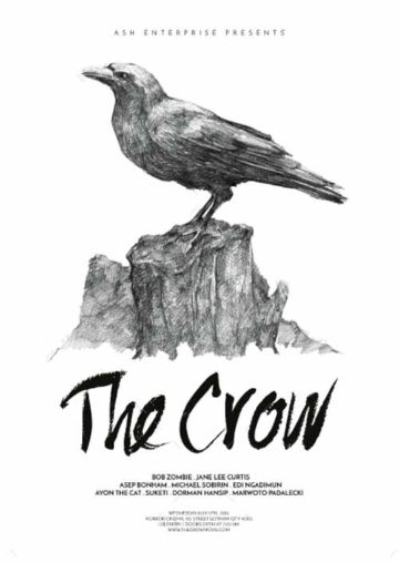 The Crow Illustrated Flyer Poster