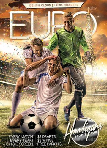 EURO Soccer Flyer Template