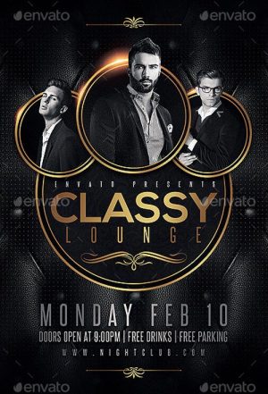 Classy Lounge Party Flyer