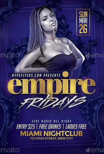 Empire Days Party Flyer Template