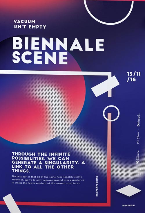 Biennale Scene Free Poster Template