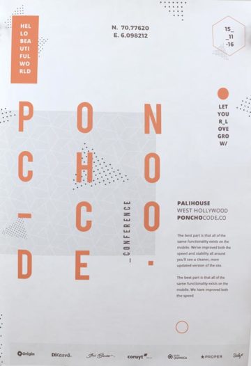 Poncho Creative Free Poster Template