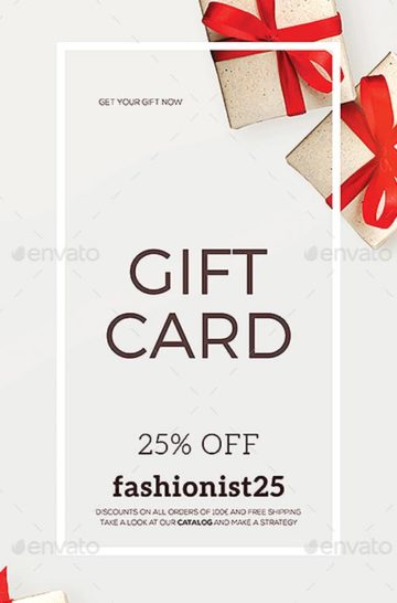 Special Coupon Gift Card Flyer Template