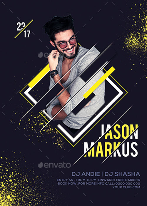 Dj Party Event Flyer Template