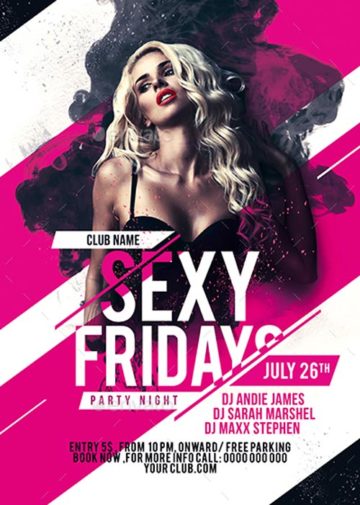 Sexy Friday Party Flyer Template