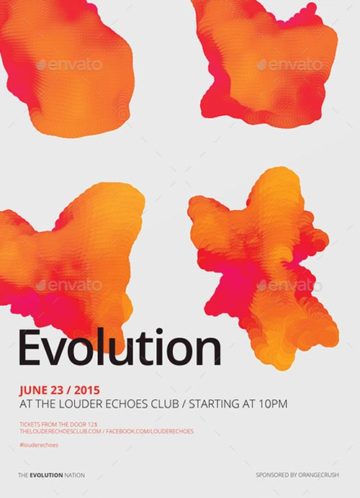 Evolution Sounds Poster and Flyer Template