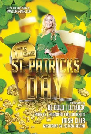 Freebie: 5 Free Flyer & Poster Templates for St. Patrick's Day