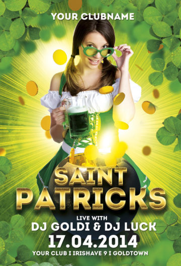 Saint Patricks Free Flyer Template