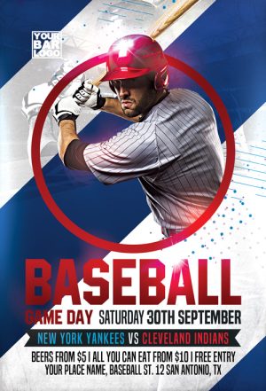 Baseball Game Day Vol 2 Flyer Template