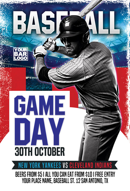 Baseball Game Day Vol 3 Flyer Template
