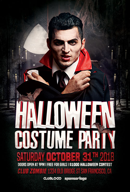 Halloween Costume Party Vol 2 Flyer Template