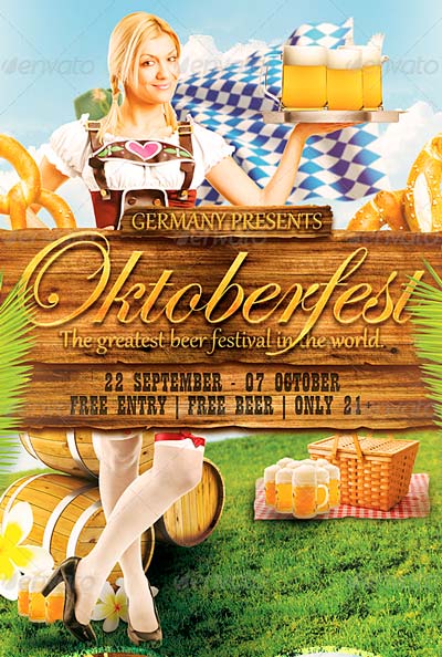 Oktoberfest Festival Flyer Template