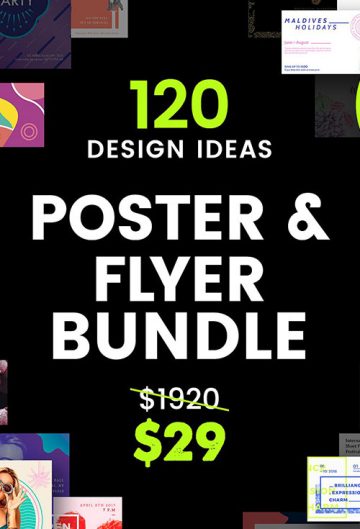 120 Poster and Flyer Bundle