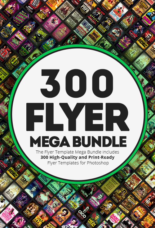 300 Flyer Templates Mega Bundle