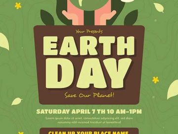 Earth Day Event Flyer and Poster Template