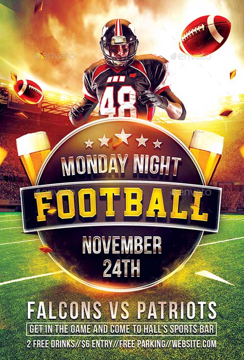 MONDAY NIGHT FOOTBALL Template