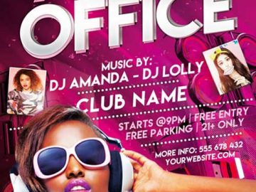 After Office Free Party Flyer Template