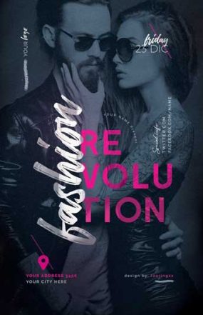 Fashion Revolution Flyer Template