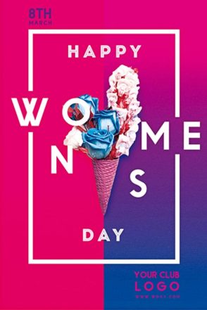 Happy Women Day Free Flyer Template