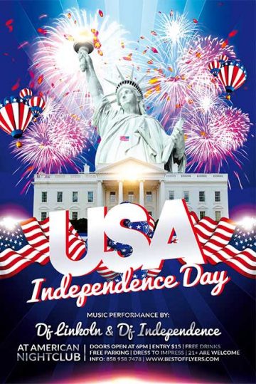 Independence Day Free Poster Template
