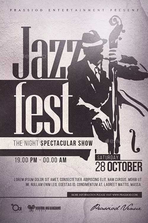 Jazz Festival Flyer Template