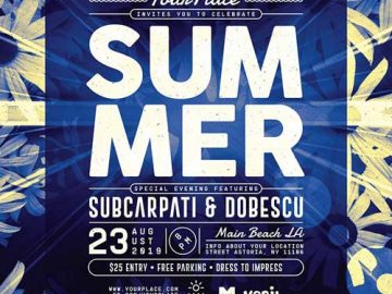 Summer Party Flyer and Poster Template
