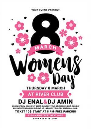 Womens Day Flyer Template