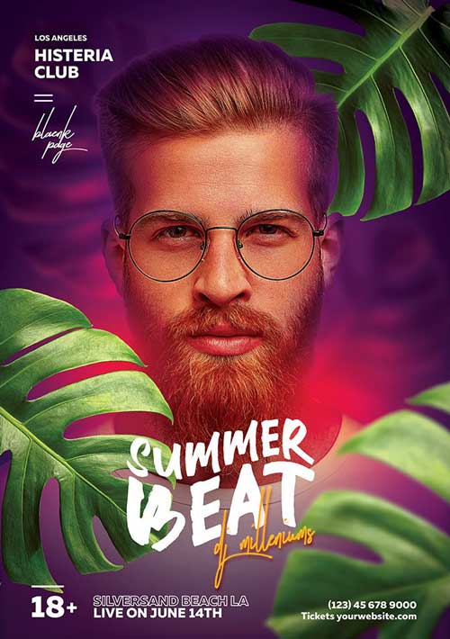 Summer Party DJ Flyer Template