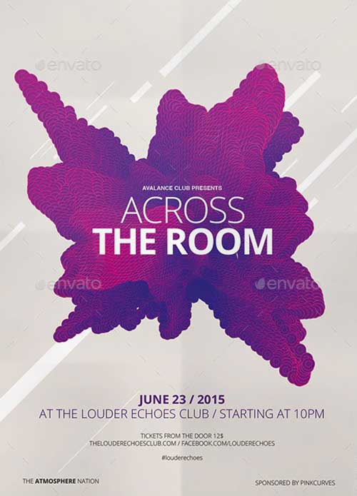 Across the Room Flyer and Poster Template