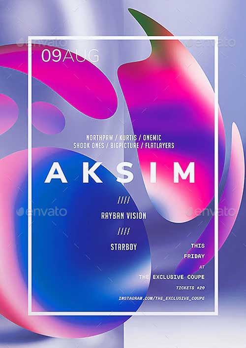 Aksim Flyer and Poster Template