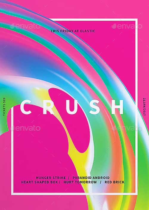 Crush Party Flyer and Poster Template
