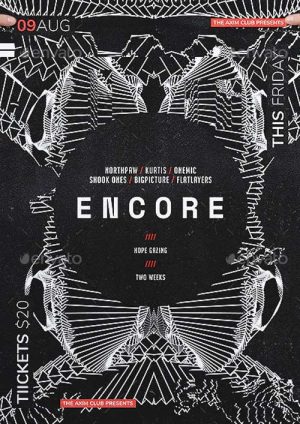 Encore Party Flyer and Poster Template