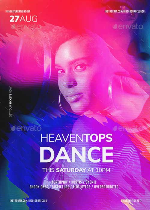 Heaventops Party Flyer and Poster Template