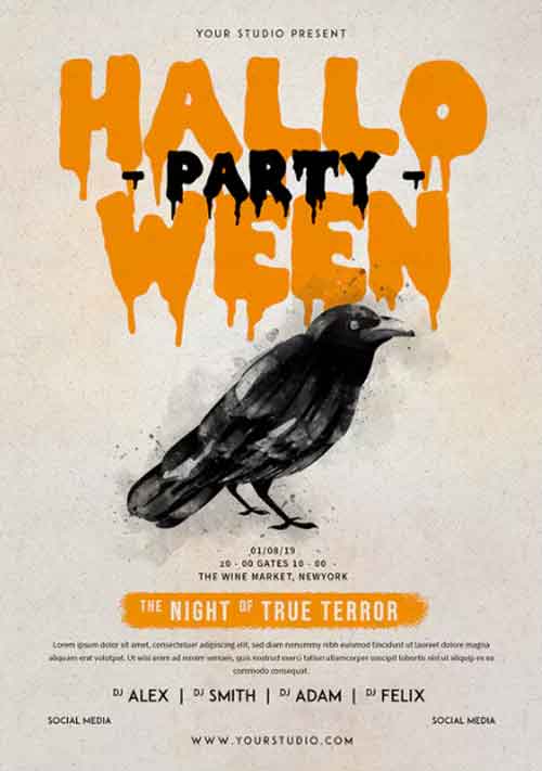 Halloween Horror Night Flyer Template